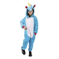 Kigurumi licorne bleue 